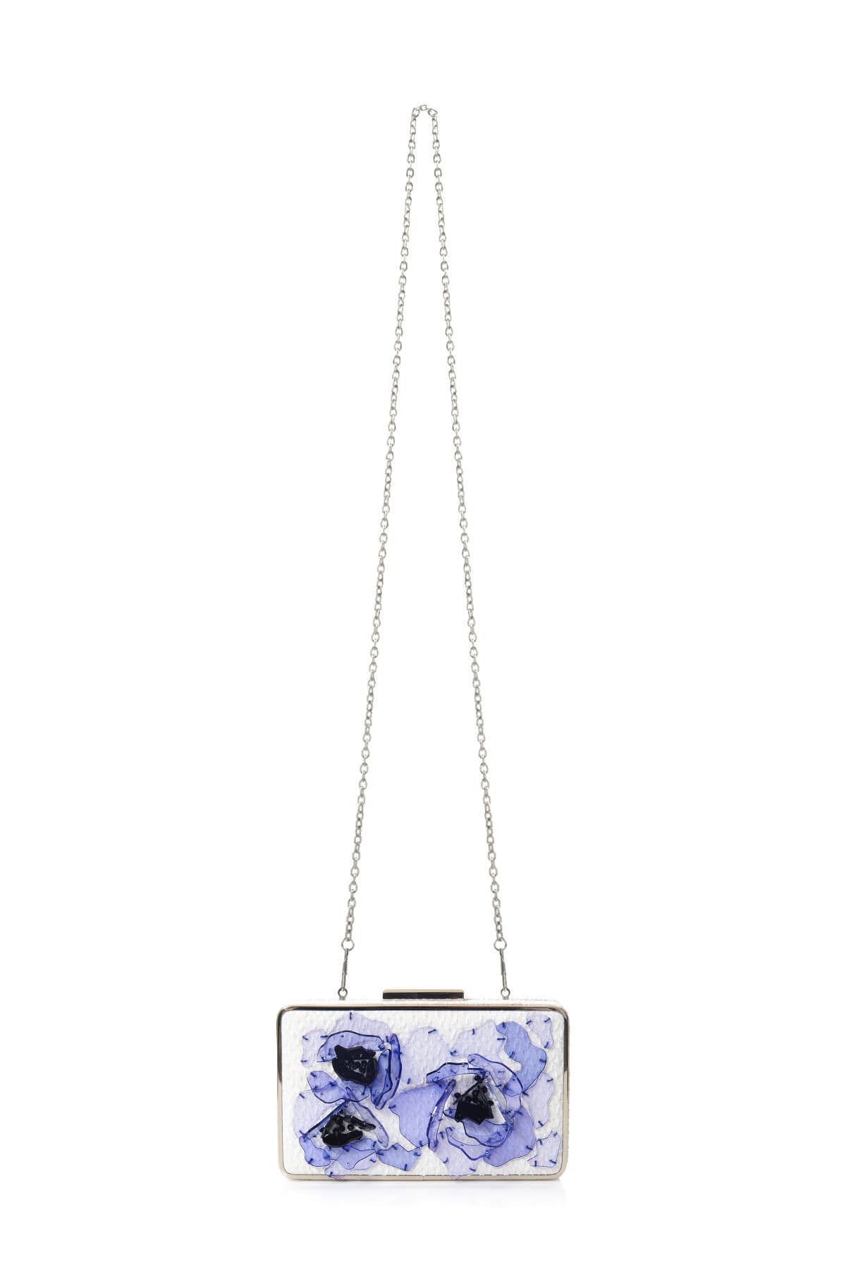 Tadashi Shoji - Acrylic 3D Blossom-Motif Clutch