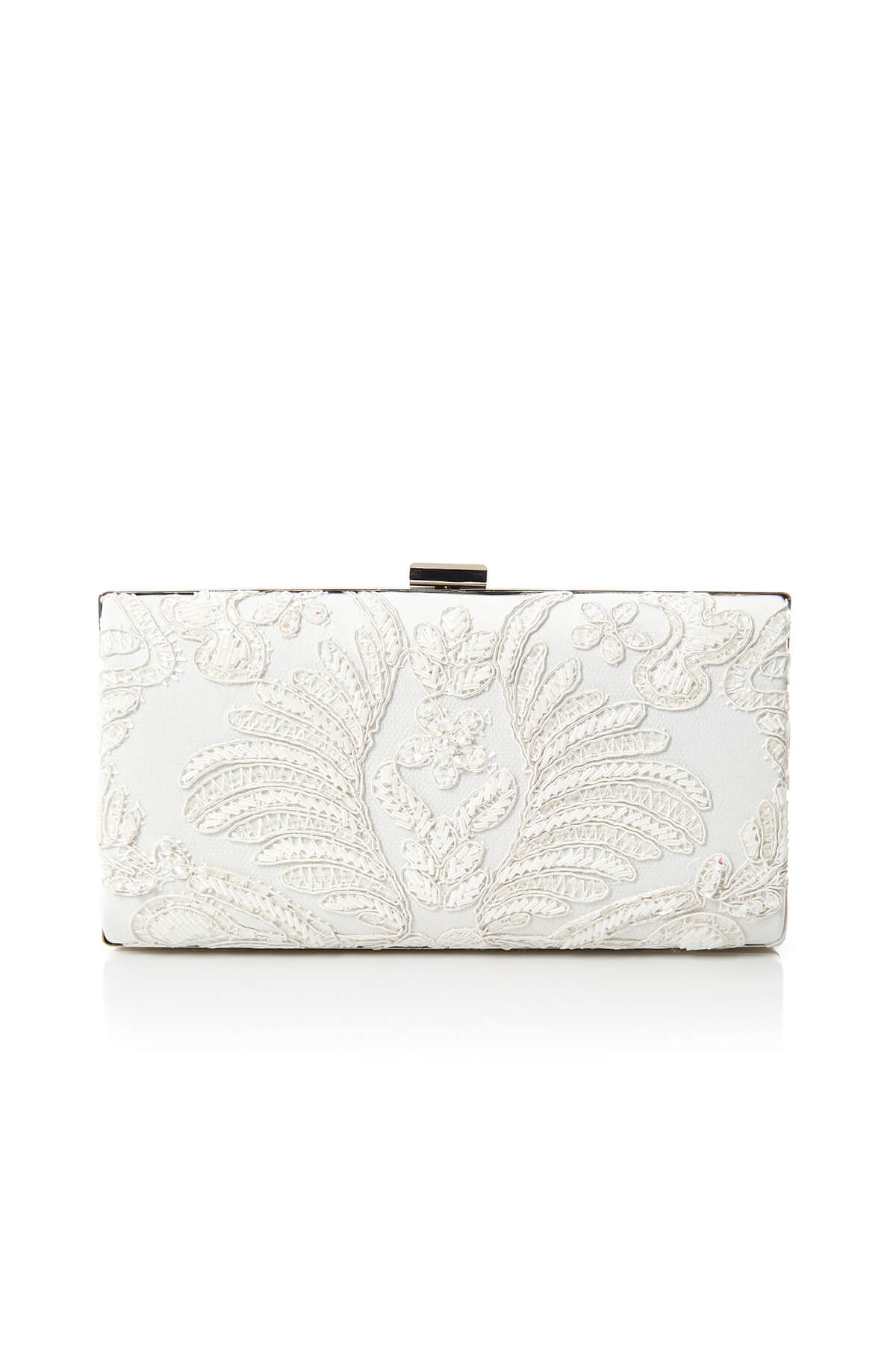 Tadashi Shoji - Corded Embroidery on Tulle Clutch