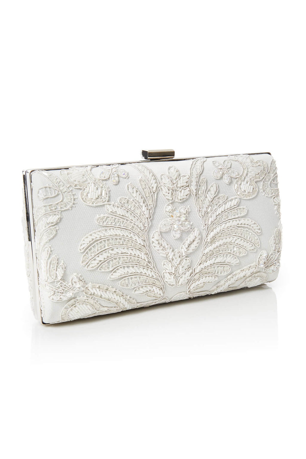 Tadashi Shoji - Corded Embroidery on Tulle Clutch