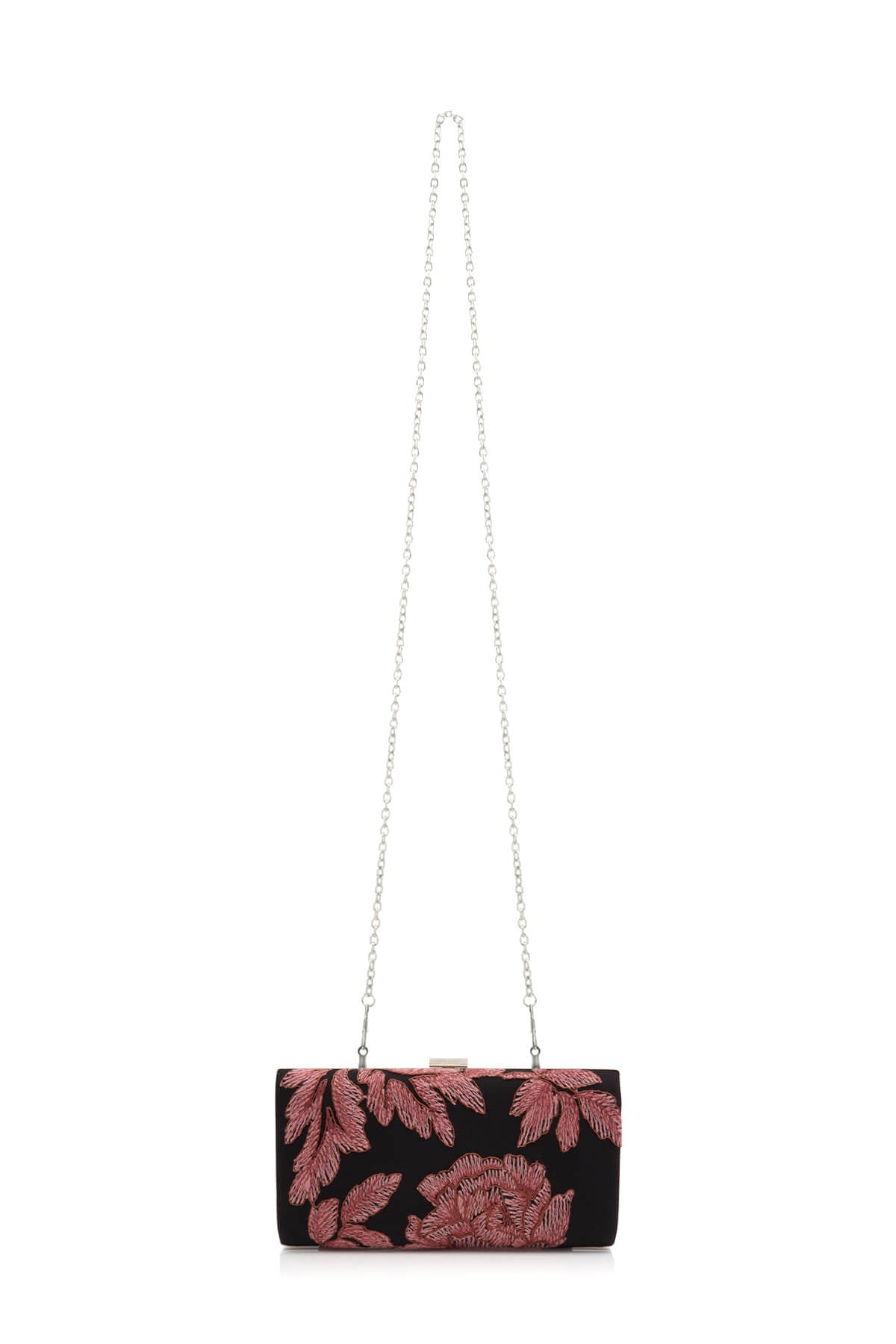 Tadashi Shoji - Metallic Blossom-Motif Clutch