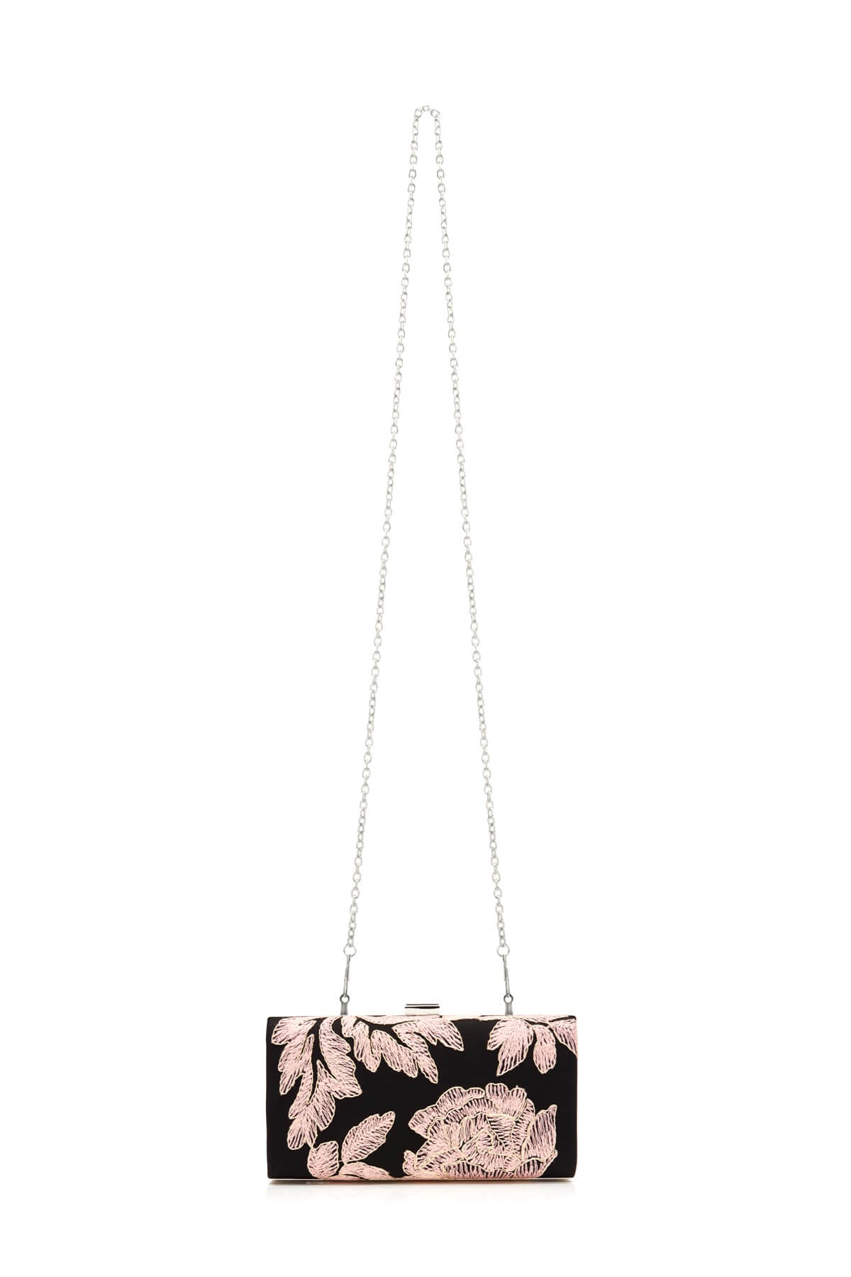Tadashi Shoji - Metallic Blossom-Motif Clutch