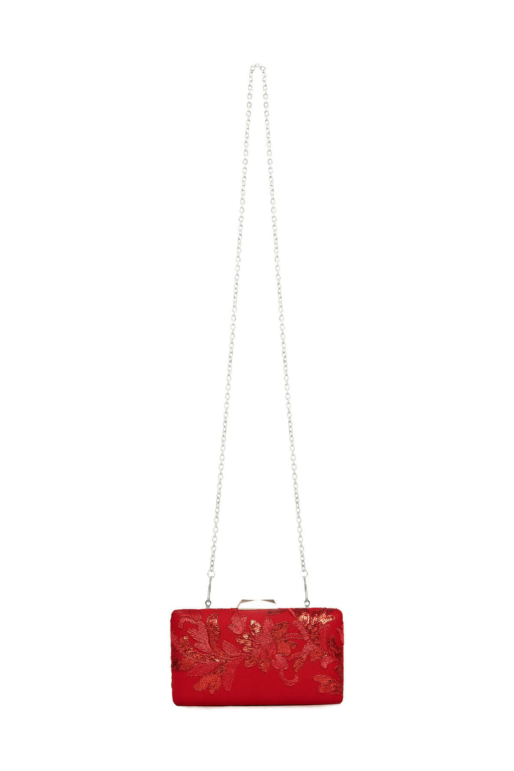 Simonne Sequin Floral Clutch