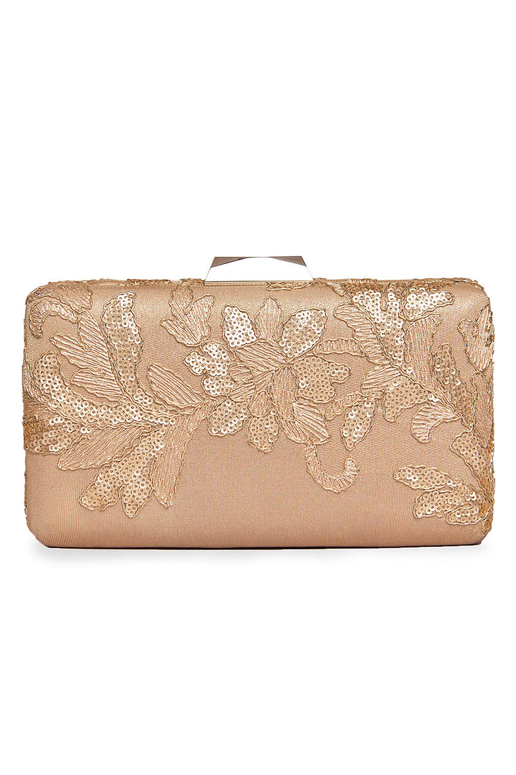 Simonne Sequin Floral Clutch