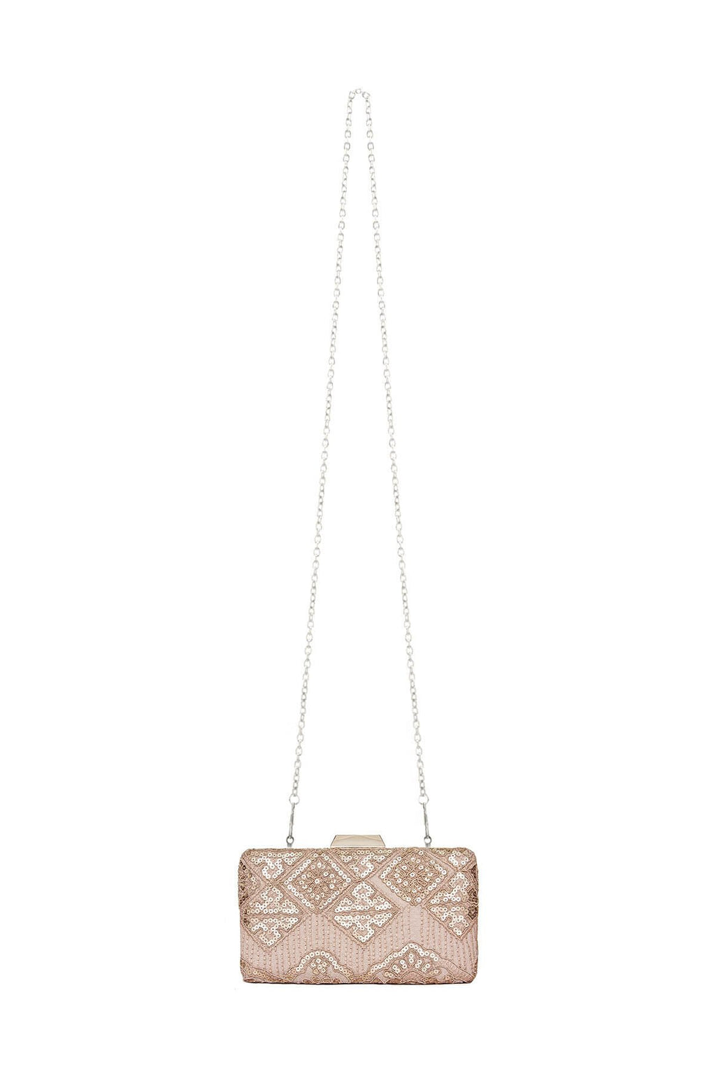 Choy Sequin Embroidered Clutch
