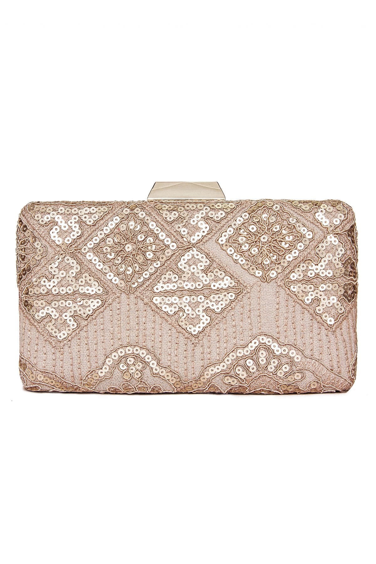 Choy Sequin Embroidered Clutch