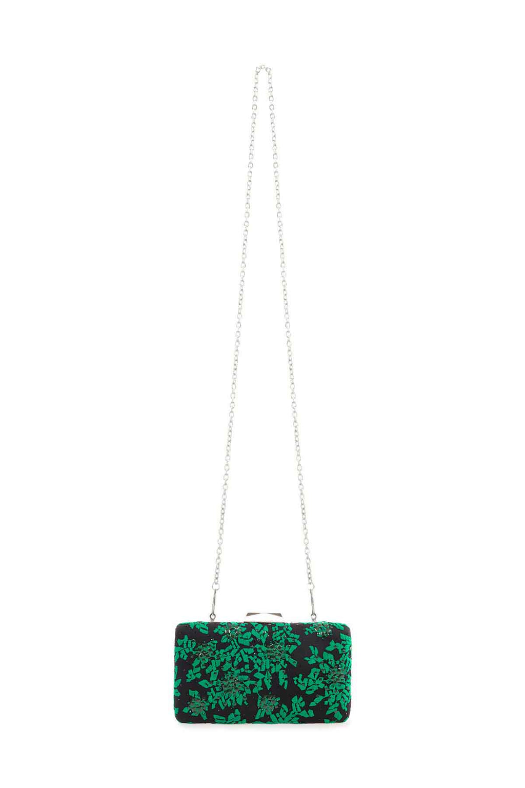 Tako Floral Embroidered Clutch