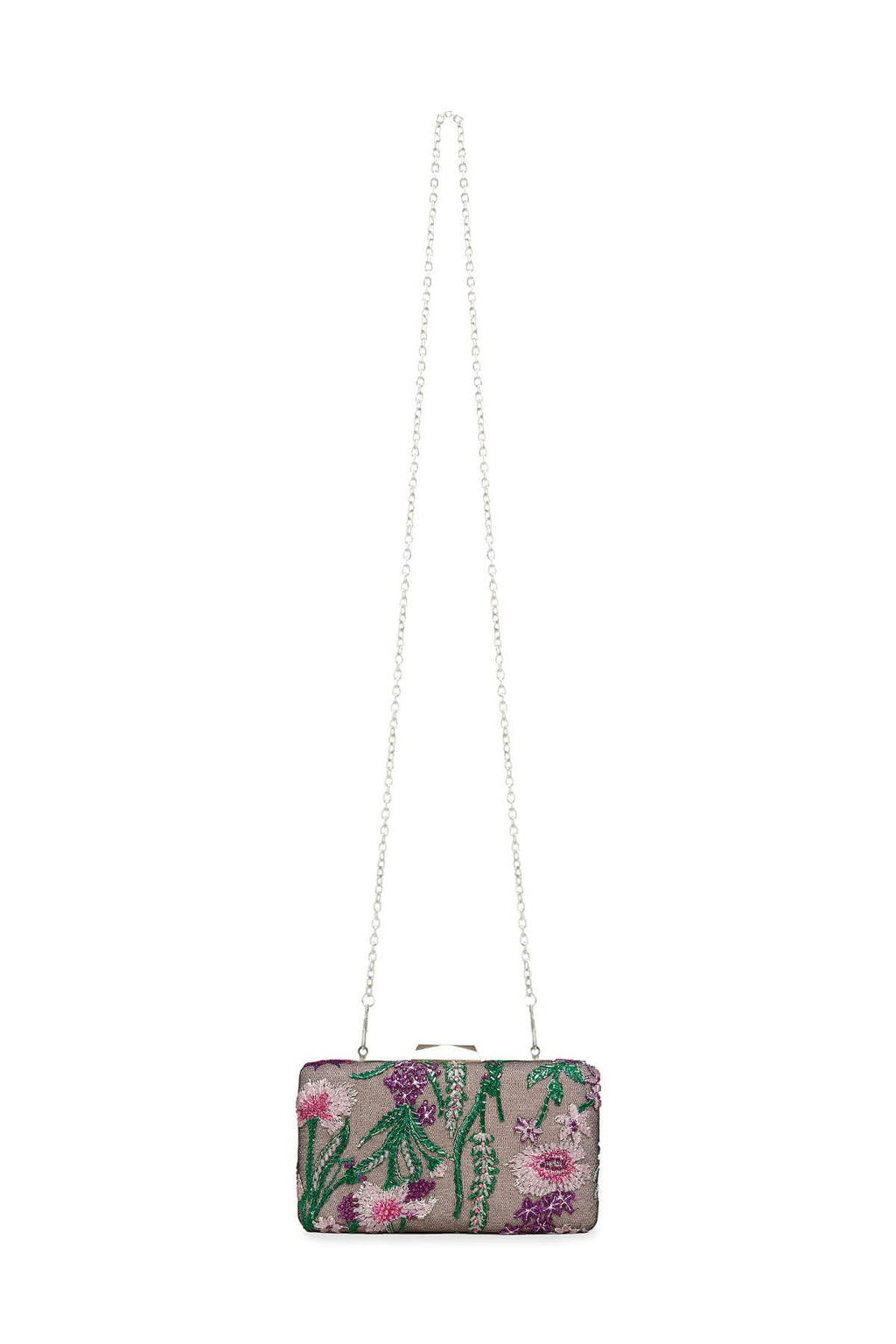 Garza Garden Embroidered Clutch