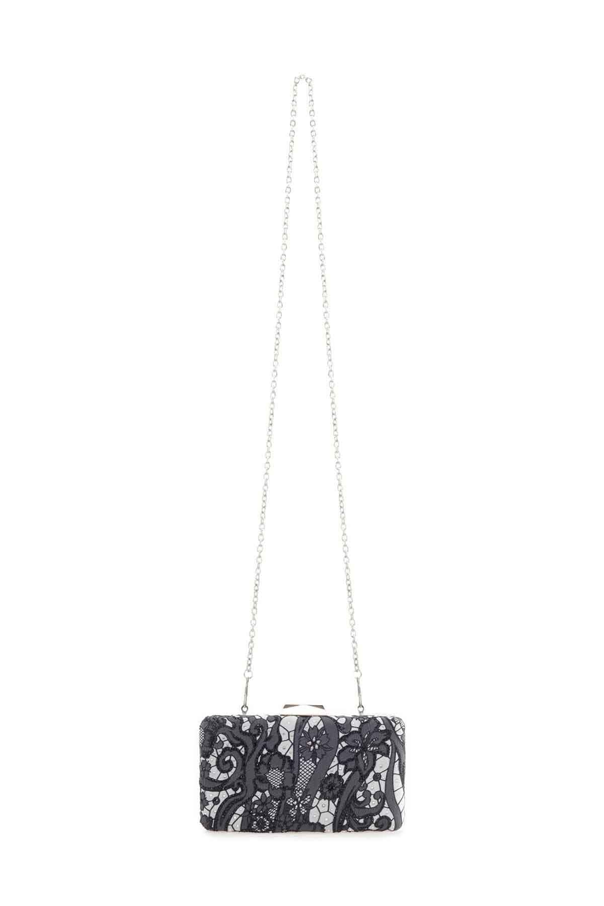 Beigoma Floral Clutch