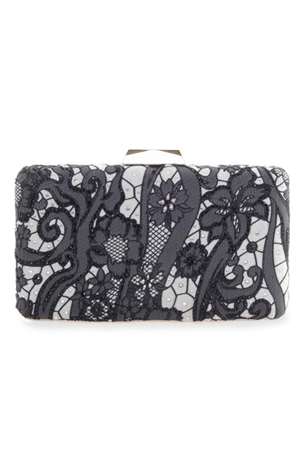 Beigoma Floral Clutch