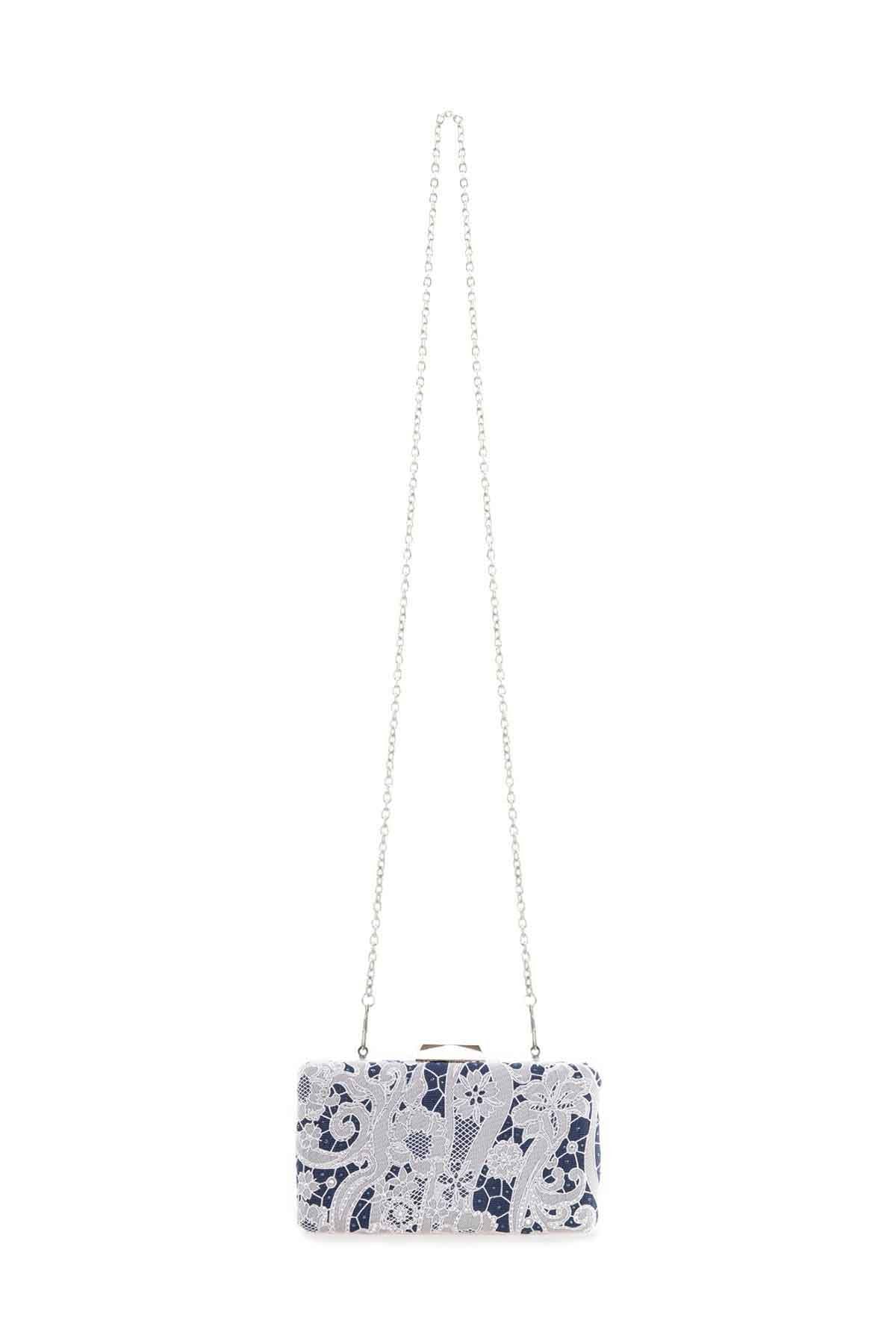 Beigoma Floral Clutch
