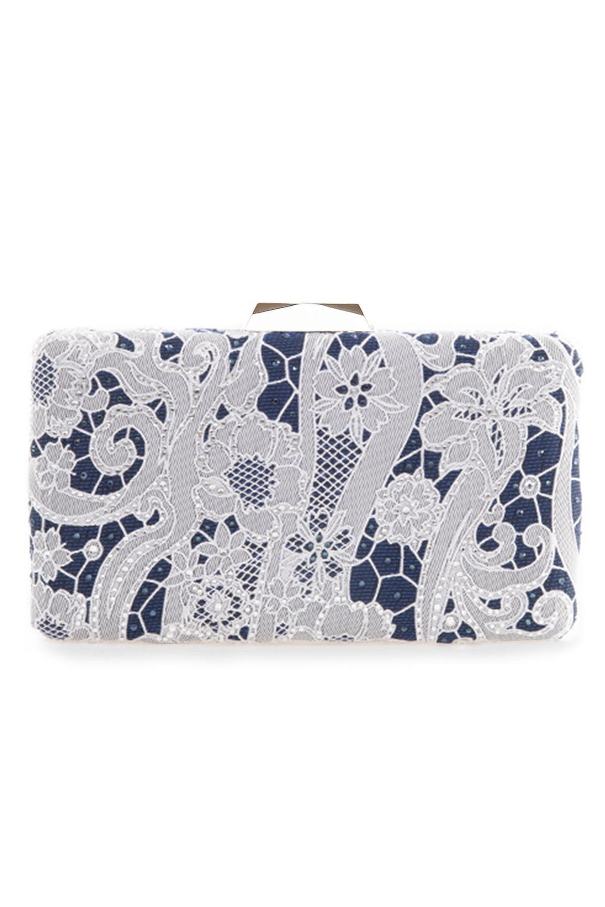 Beigoma Floral Clutch