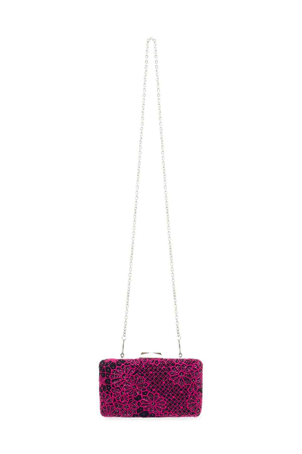 Ayatori Crystal Diamante Clutch