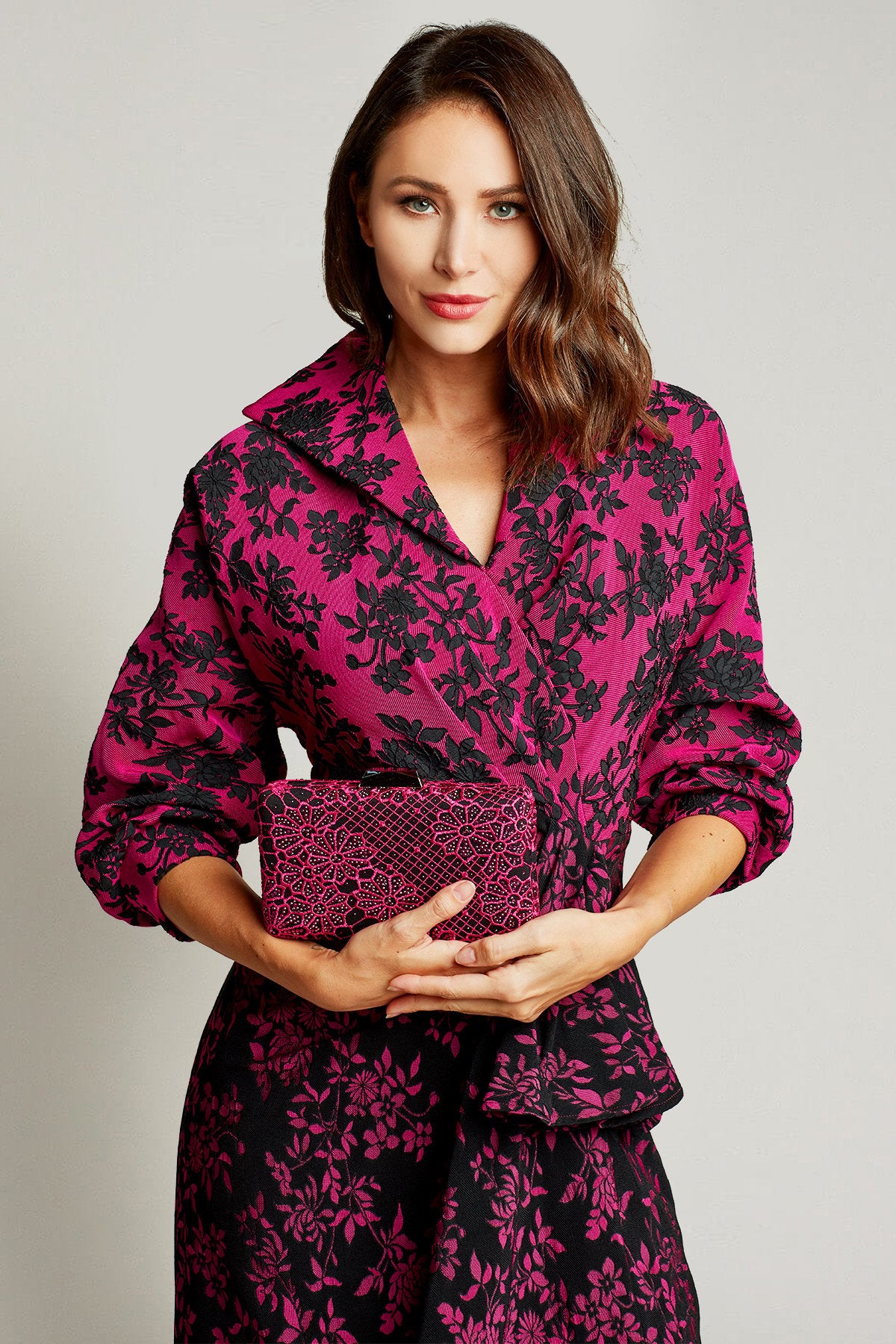 Ayatori Crystal Diamante Clutch