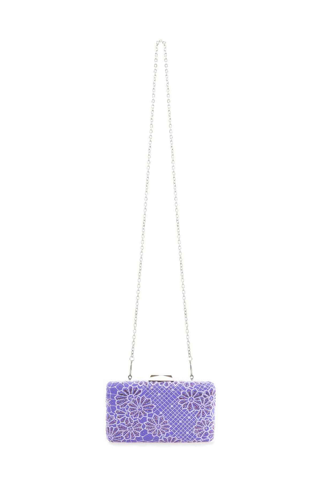 Ayatori Crystal Diamante Clutch