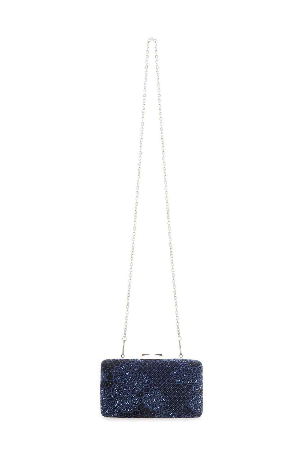 Ayatori Crystal Diamante Clutch