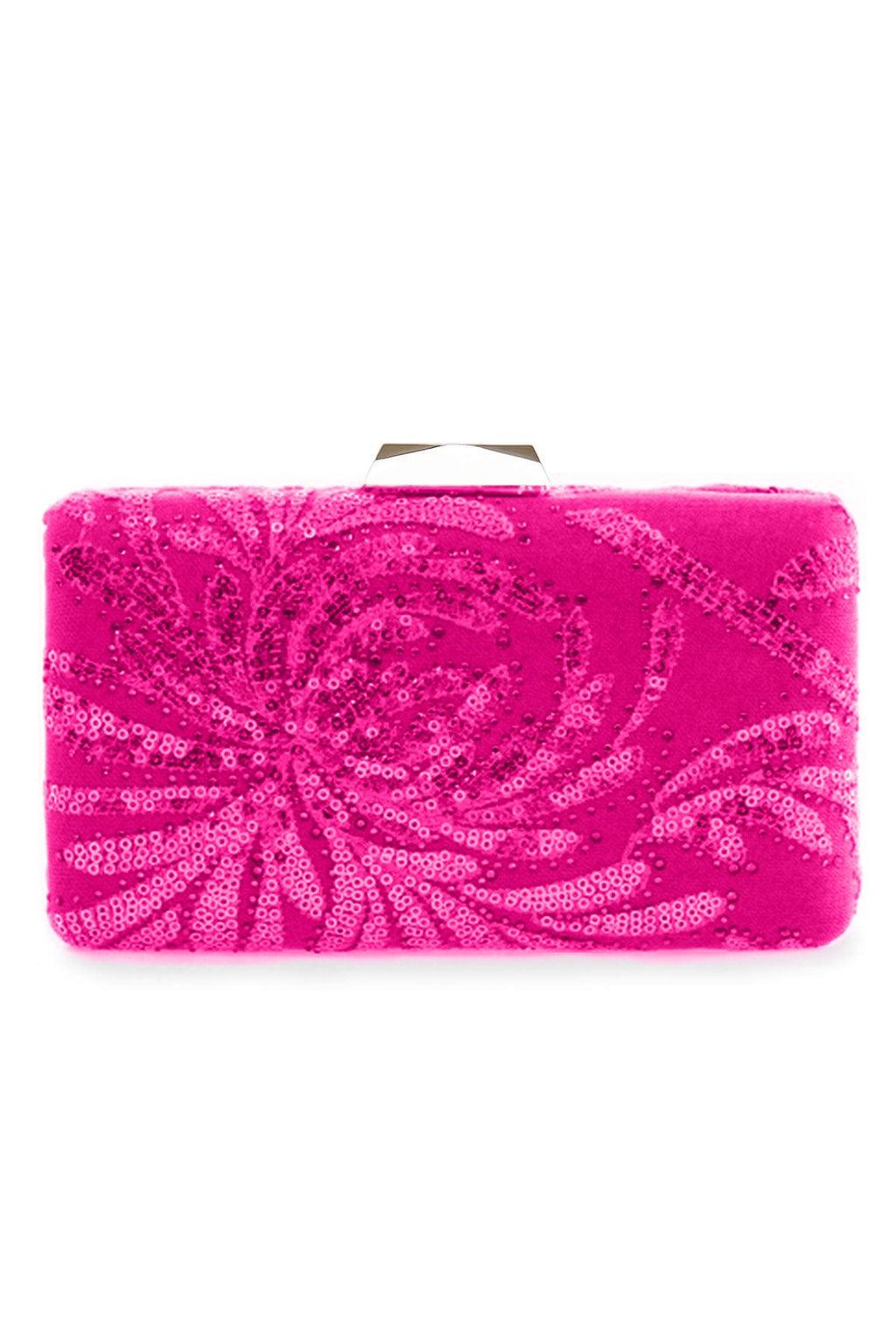 Keina Chrysanthemum Embroidered Clutch