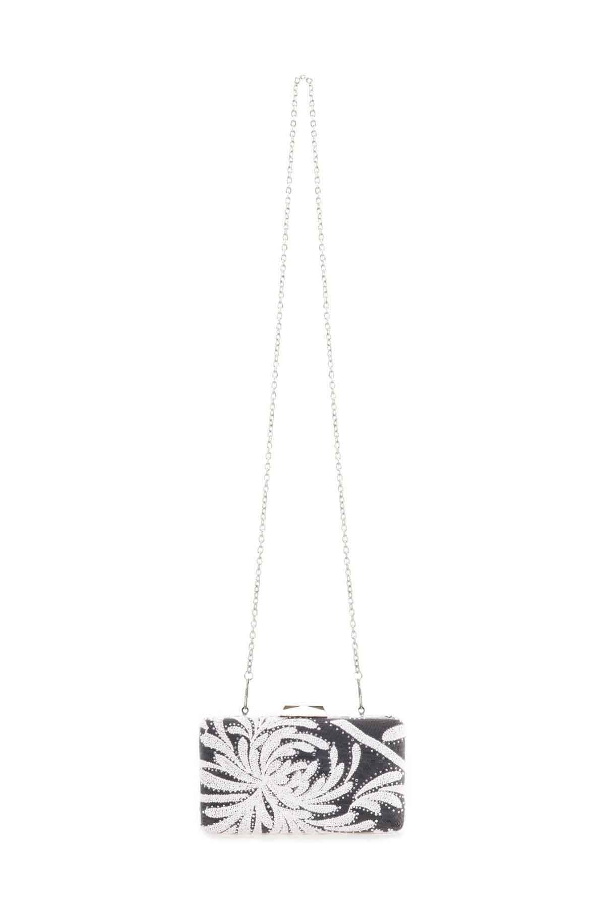 Keina Chrysanthemum Embroidered Clutch