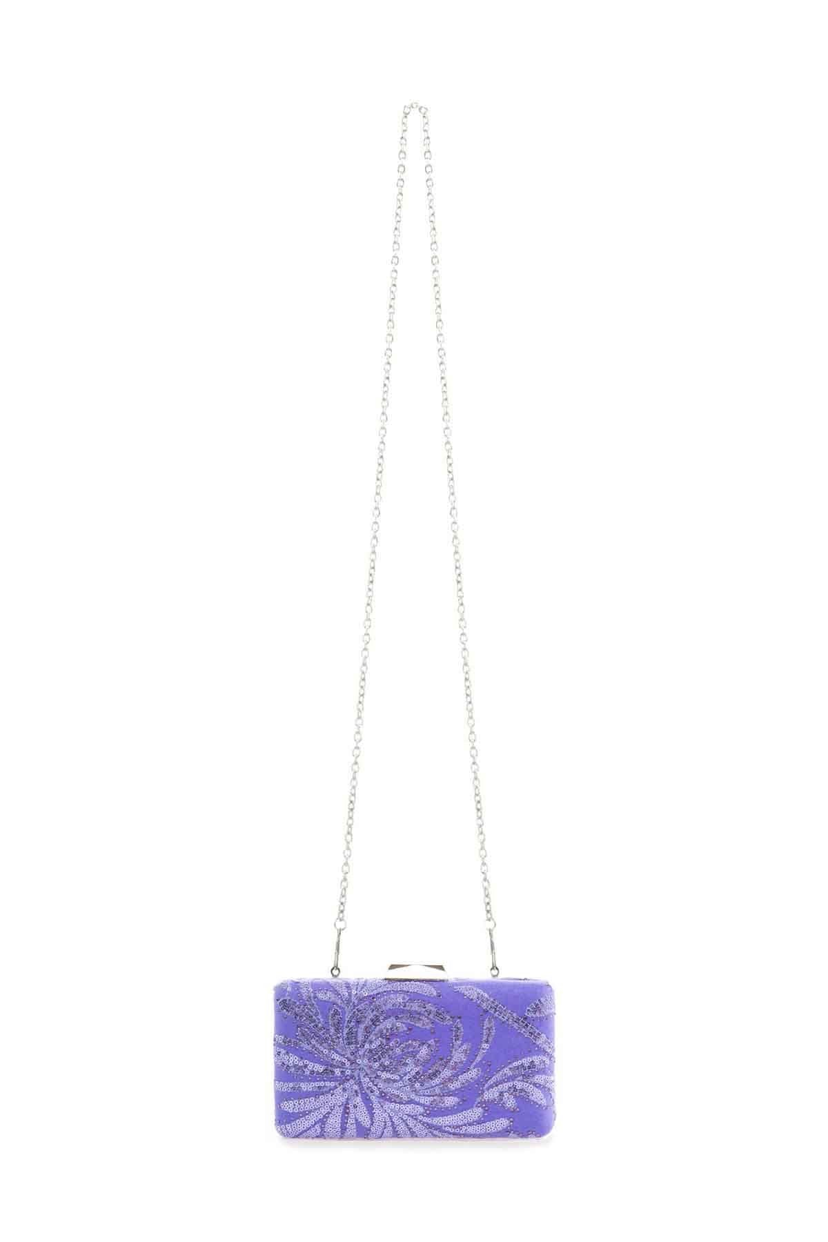Keina Chrysanthemum Embroidered Clutch
