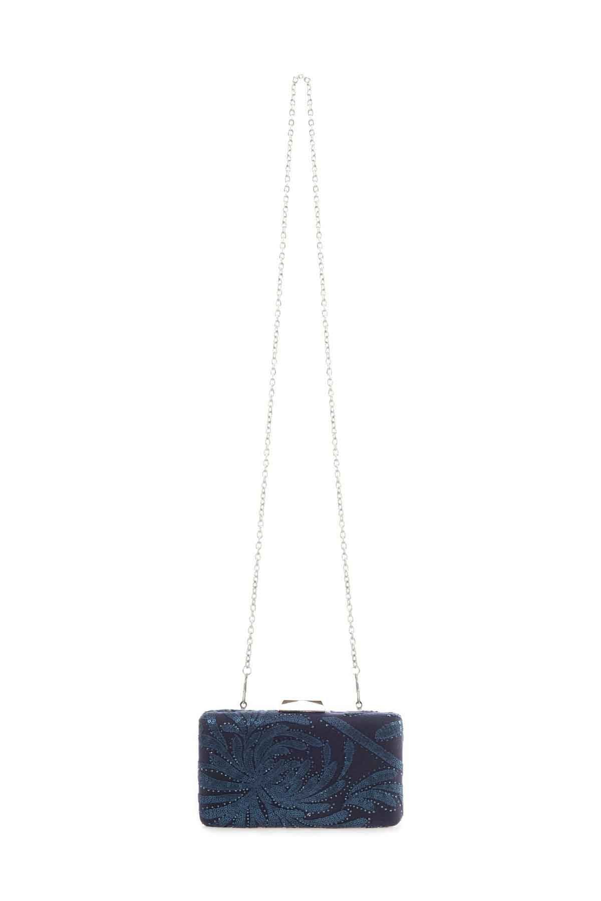 Keina Chrysanthemum Embroidered Clutch