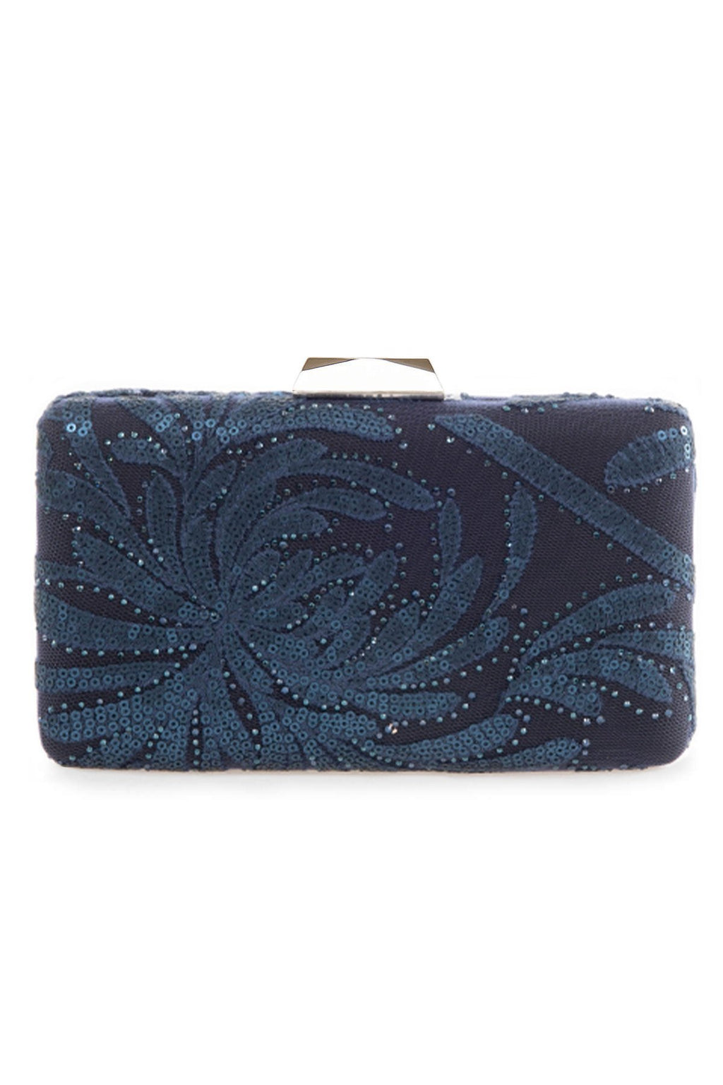 Keina Chrysanthemum Embroidered Clutch