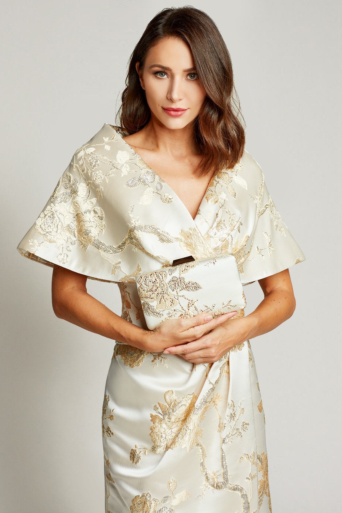 Keidoro Embroidered Clutch