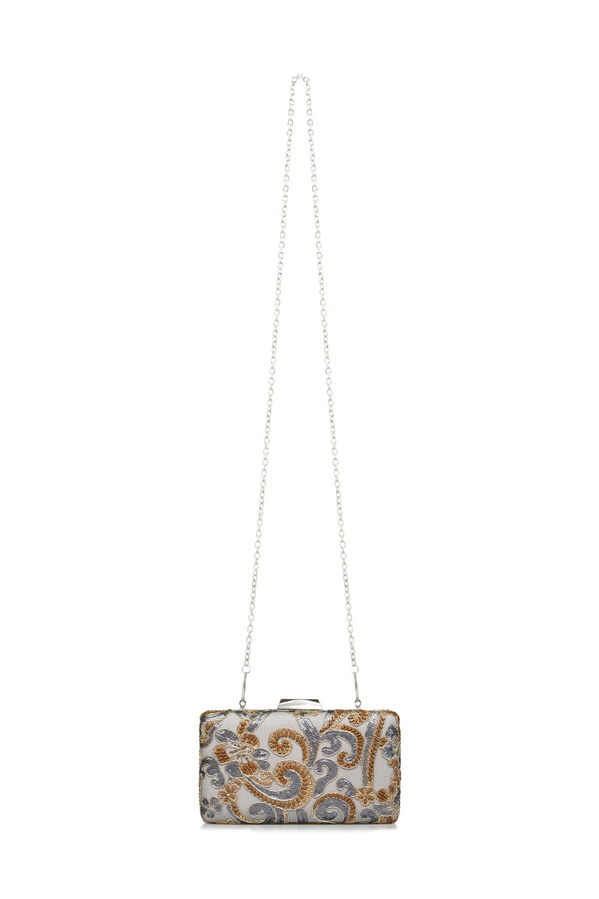 Knafo Shimmering Paillette Clutch
