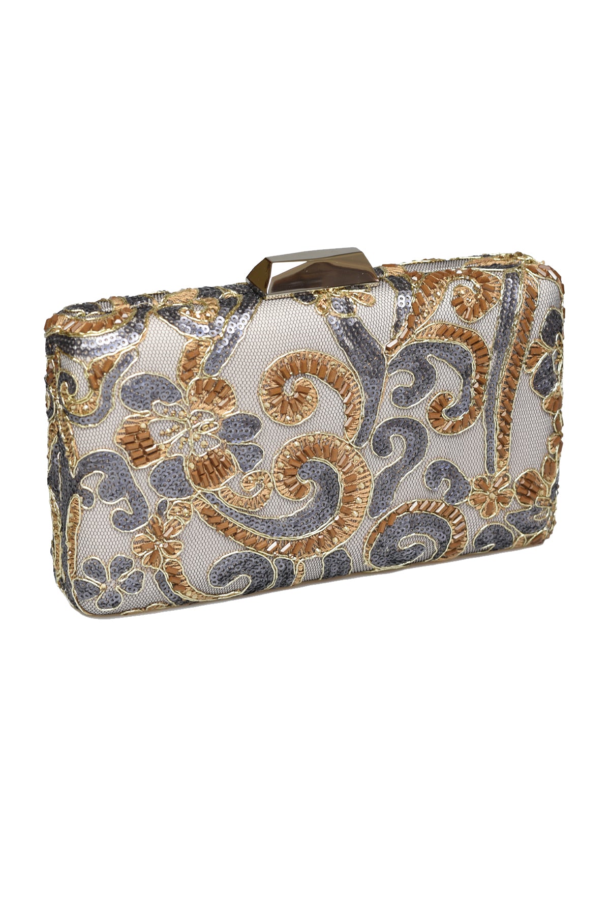 Knafo Shimmering Paillette Clutch