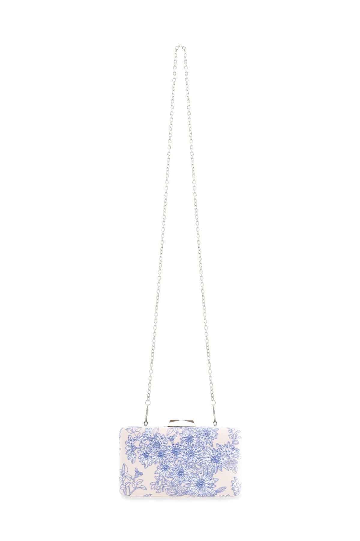 Ohta Crystal Floral Clutch