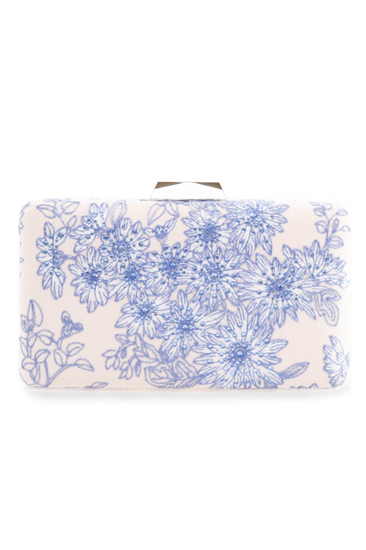 Ohta Crystal Floral Clutch