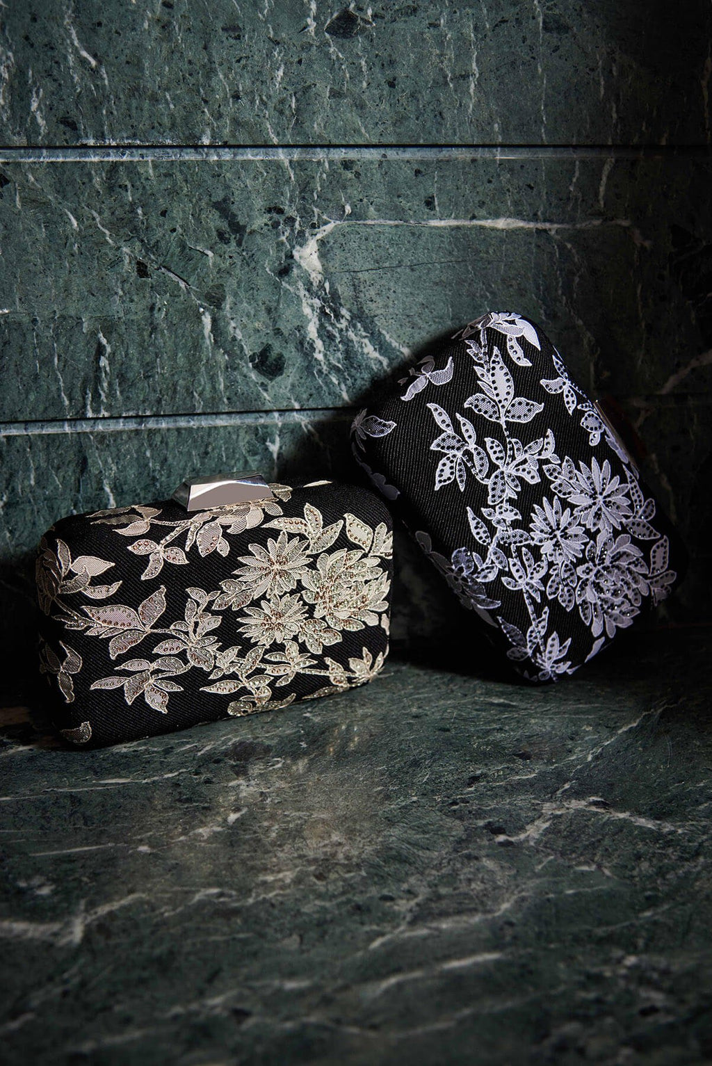 Batty Floral Blossom Clutch