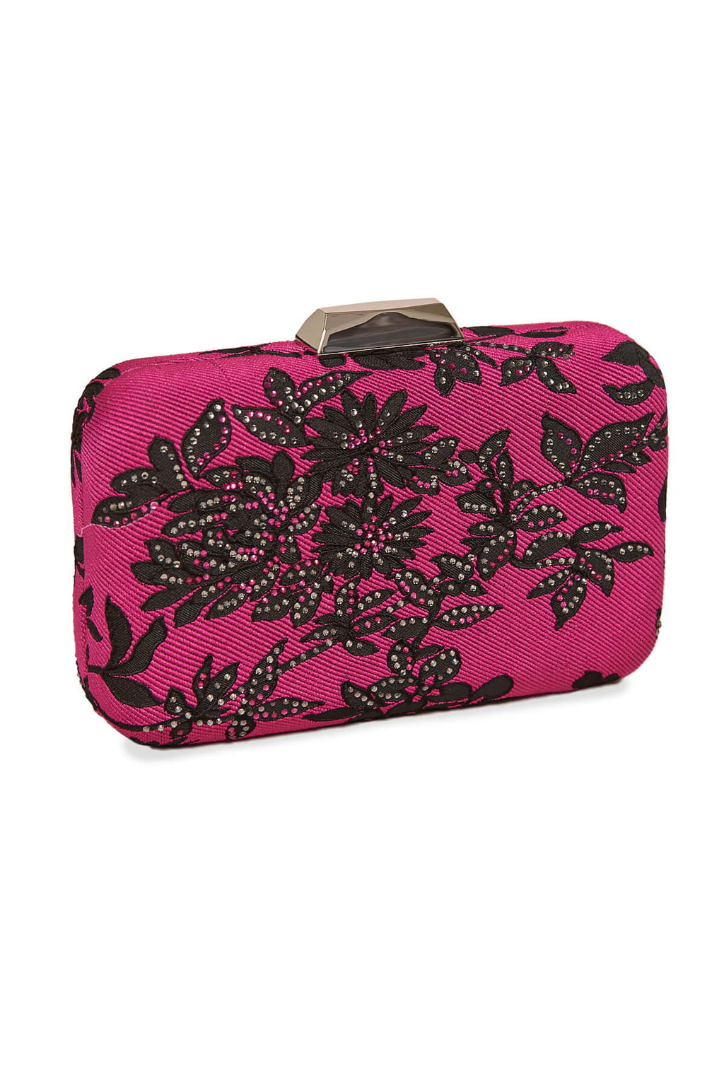 Batty Floral Blossom Clutch