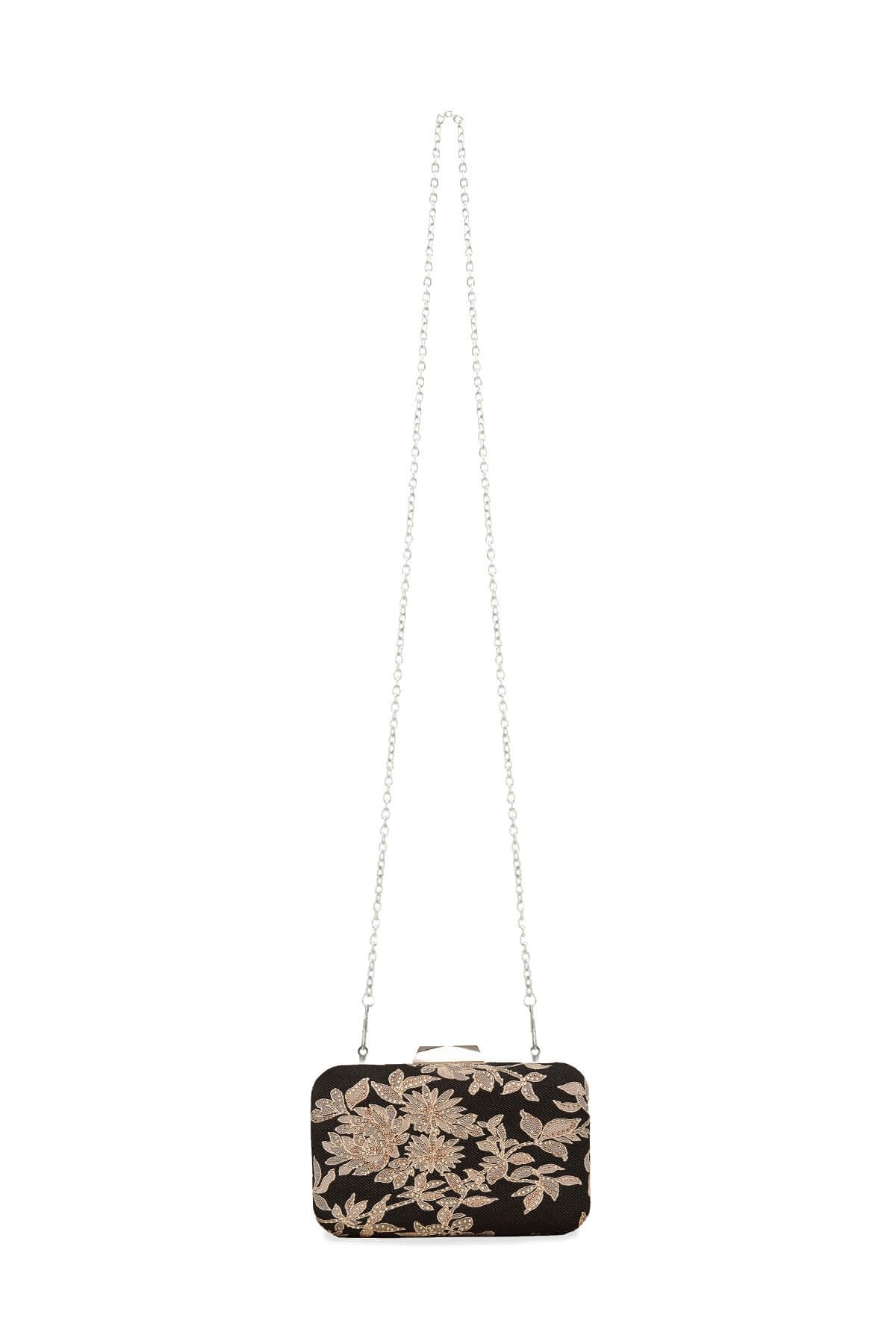 Batty Floral Blossom Clutch