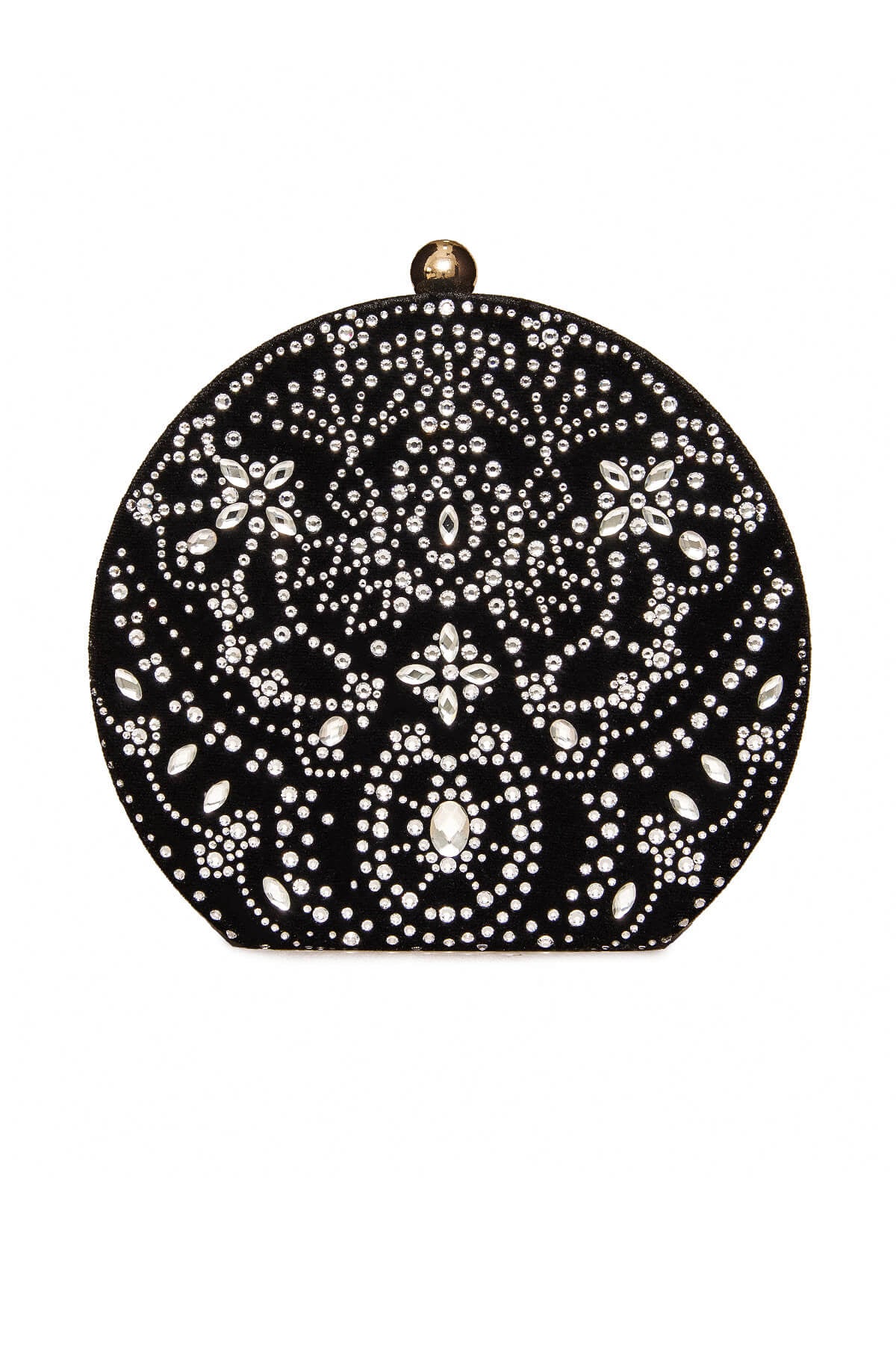 Karela Beaded Velvet Clutch