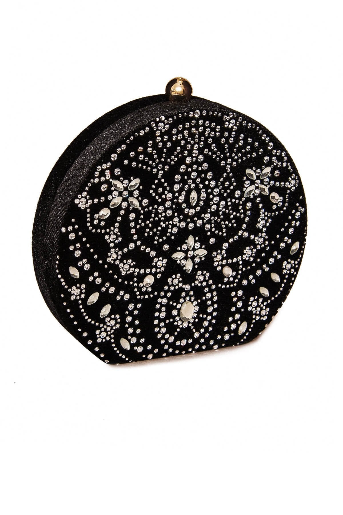 Karela Beaded Velvet Clutch