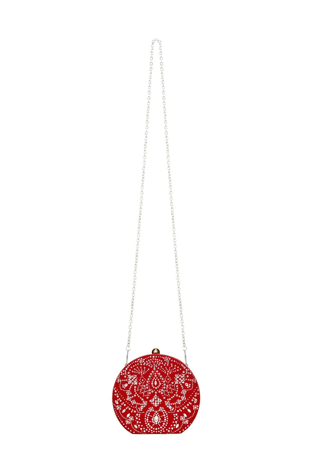 Karela Beaded Velvet Clutch