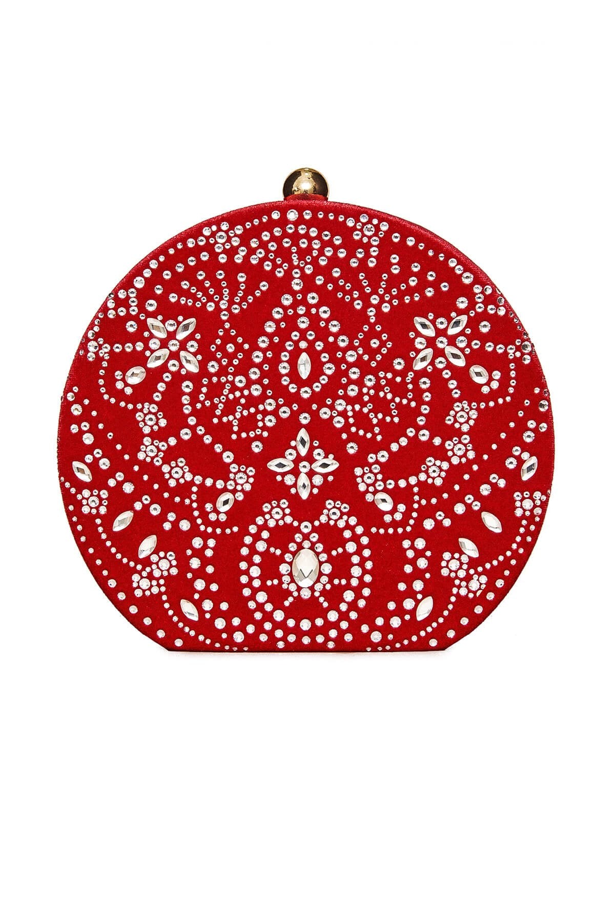 Karela Beaded Velvet Clutch