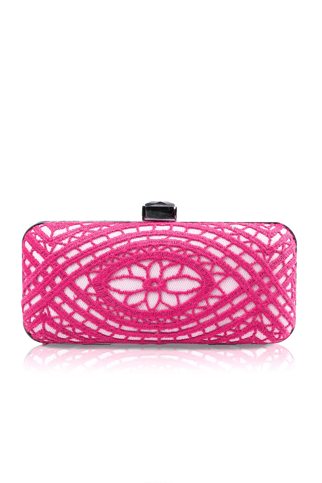 Venice Lace Box Clutch
