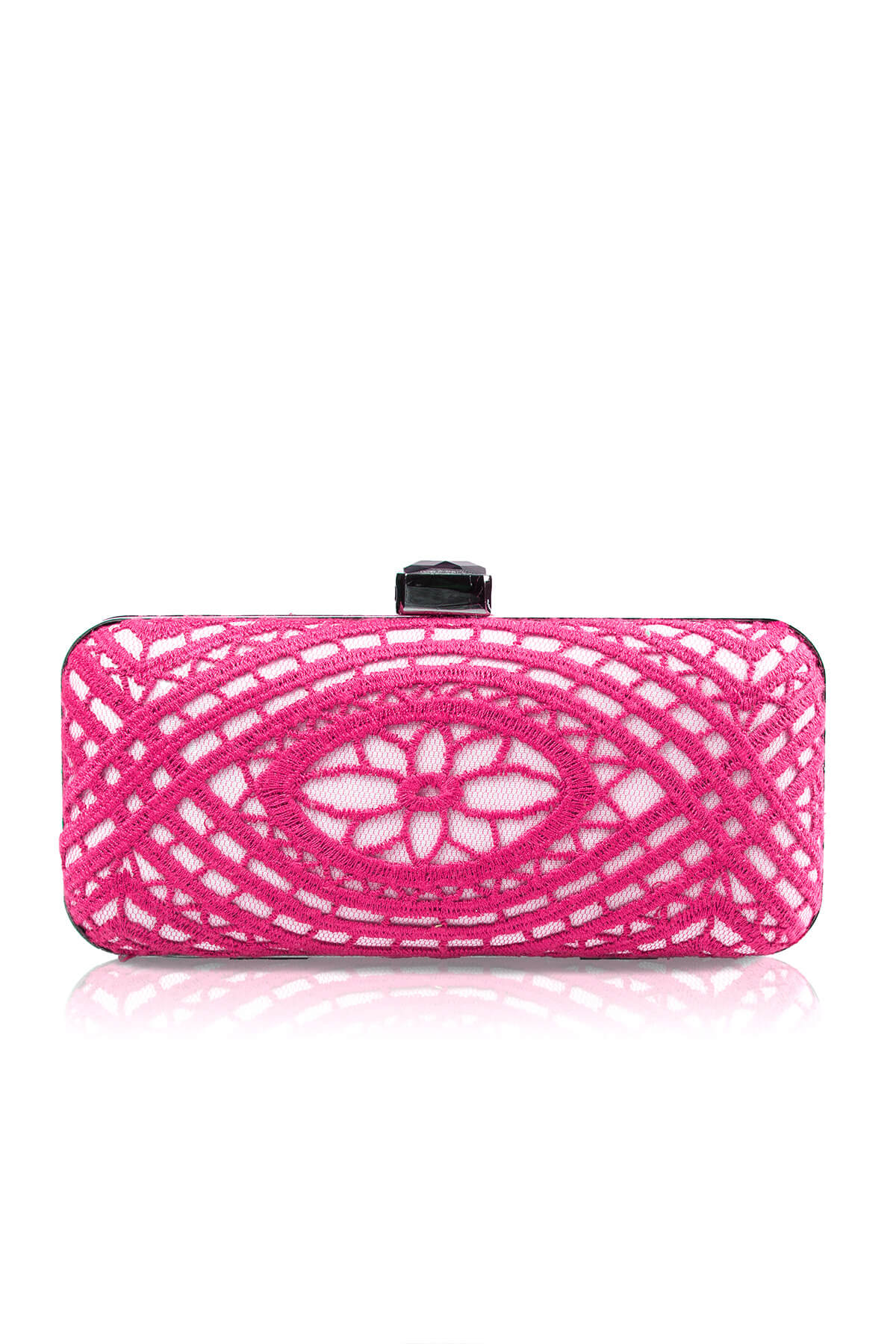 Venice Lace Box Clutch