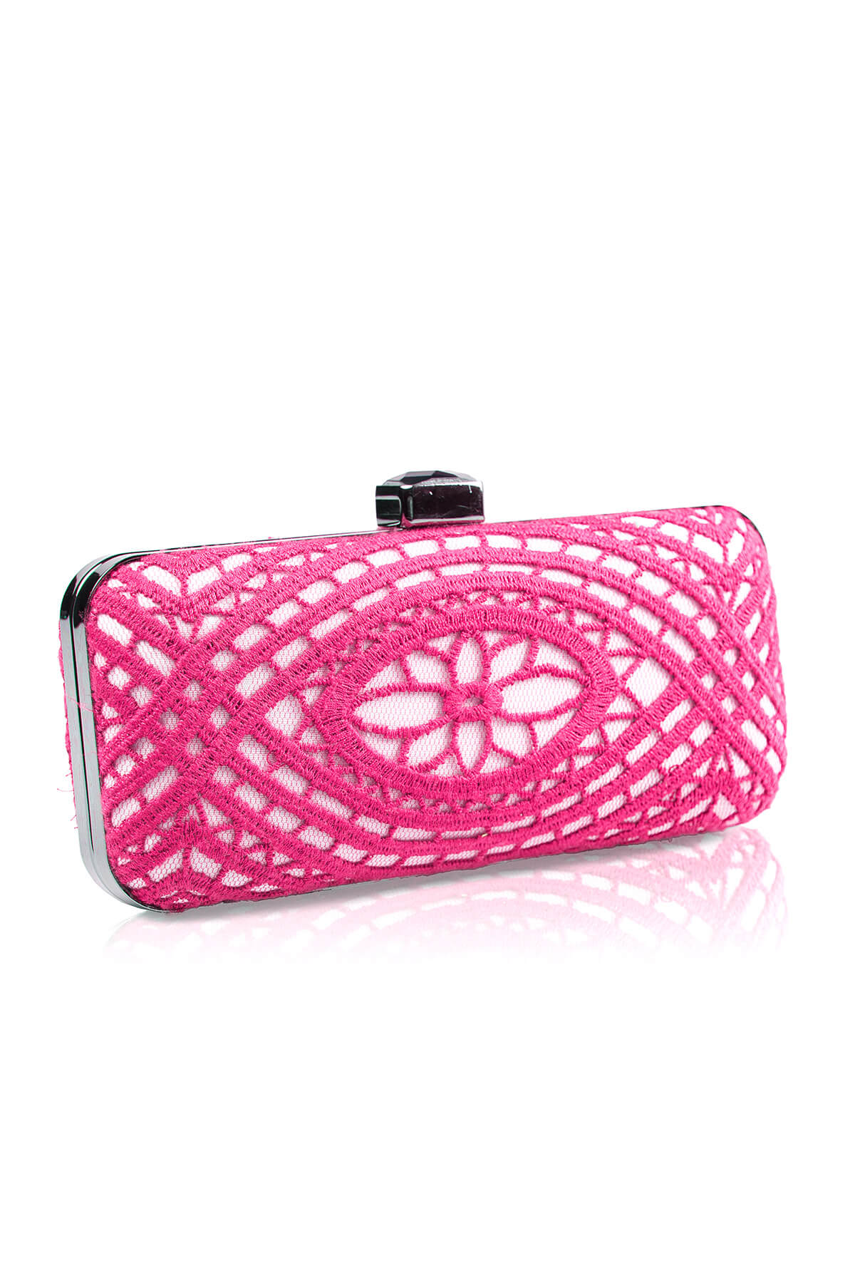 Venice Lace Box Clutch