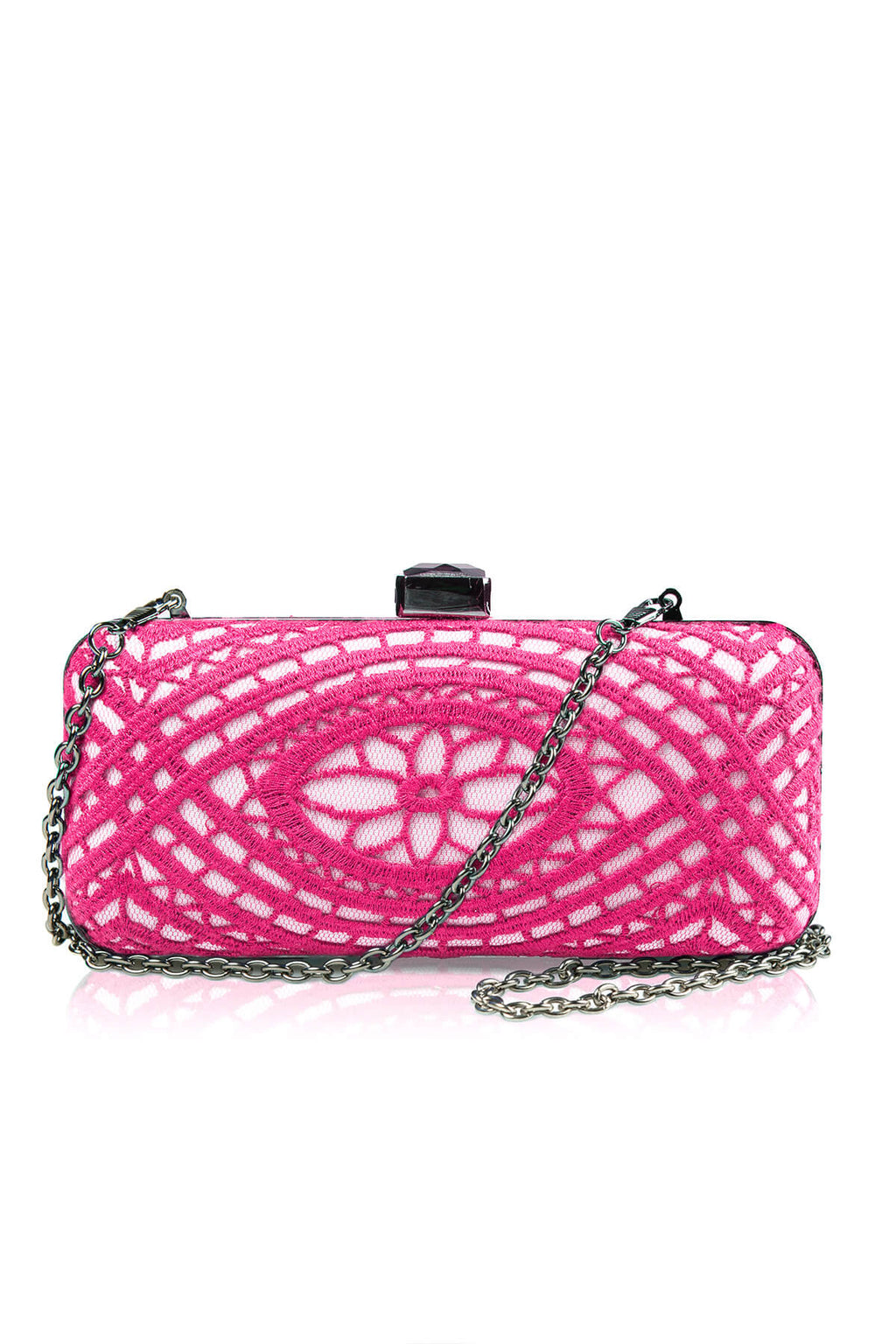 Venice Lace Box Clutch