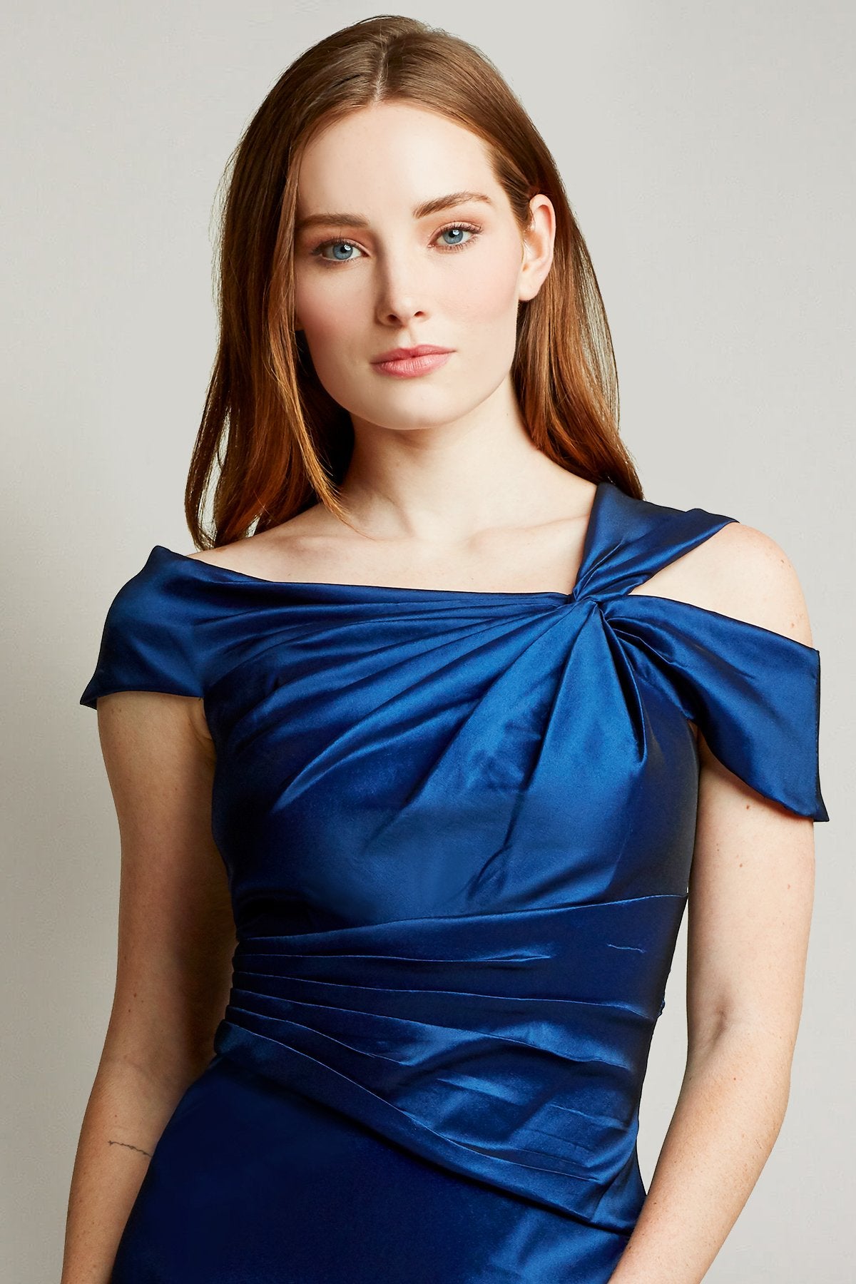 Boe Asymmetric Taffeta Gown