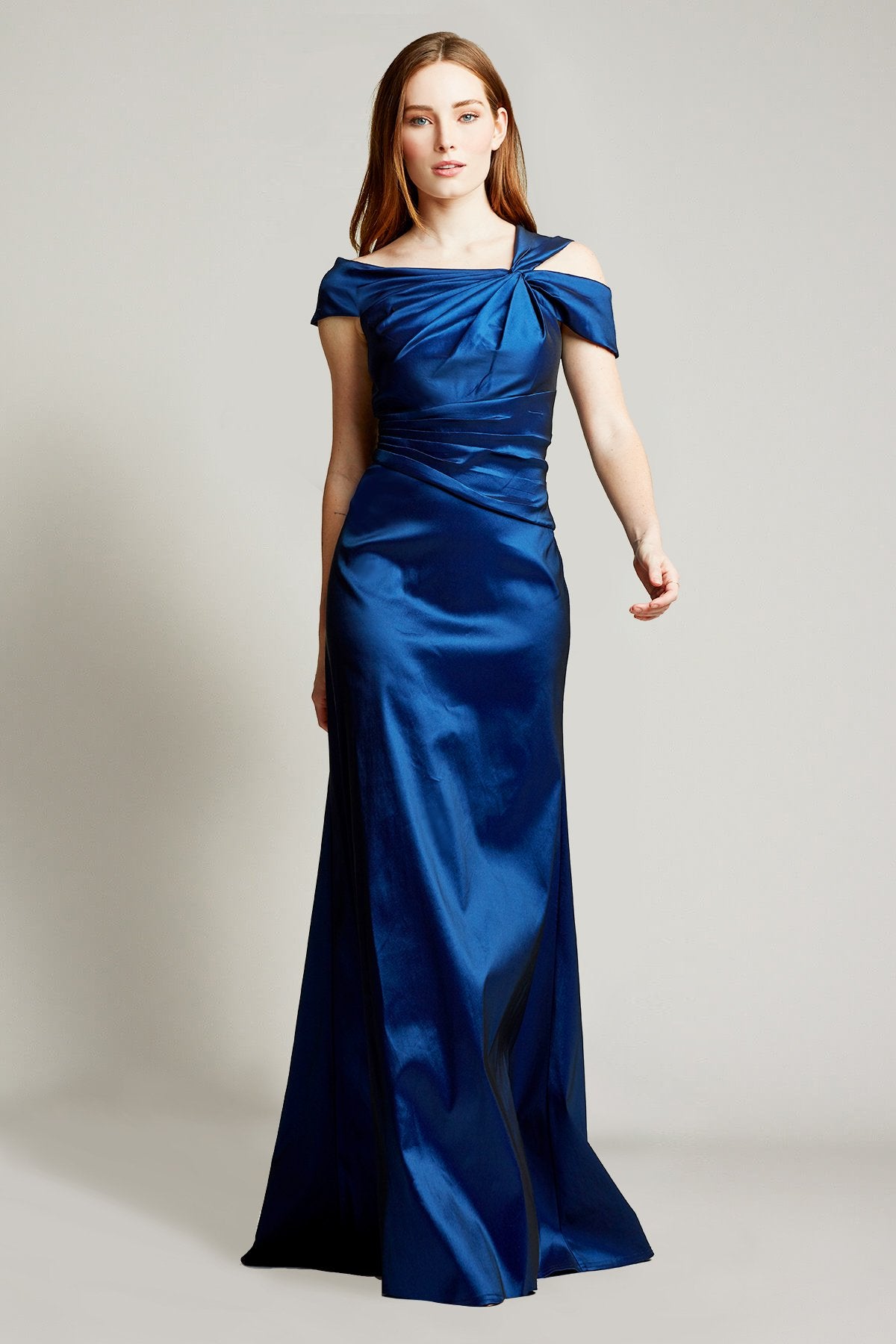 Boe Asymmetric Taffeta Gown