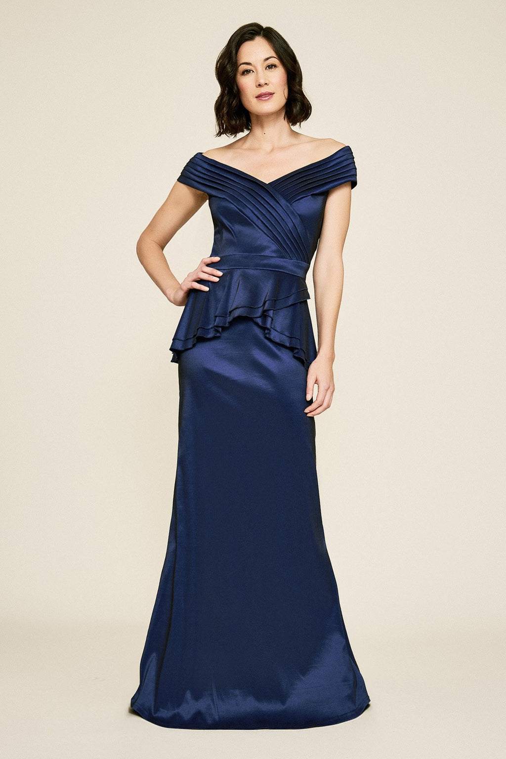 Tadashi Shoji - Roosa Off-the-Shoulder Taffeta Gown