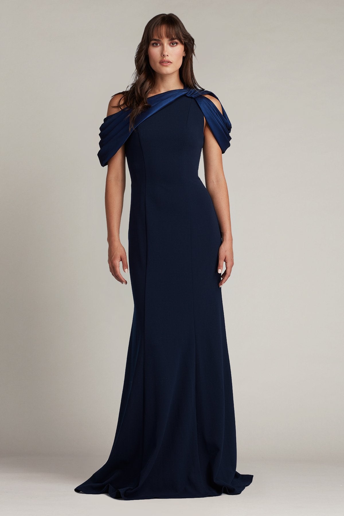Carlene Shoulder Drape Gown