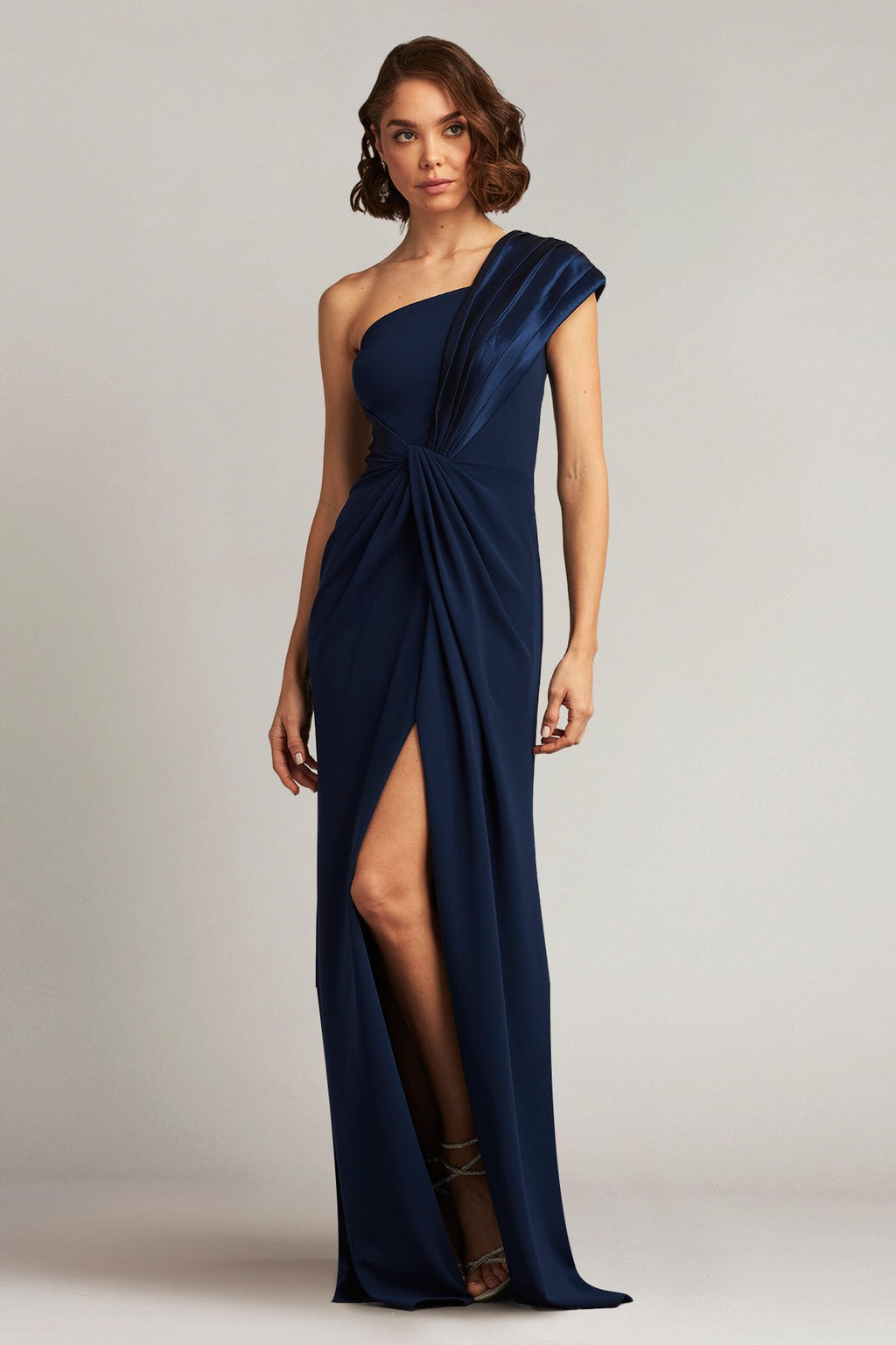 Dunne Twist Drape Gown
