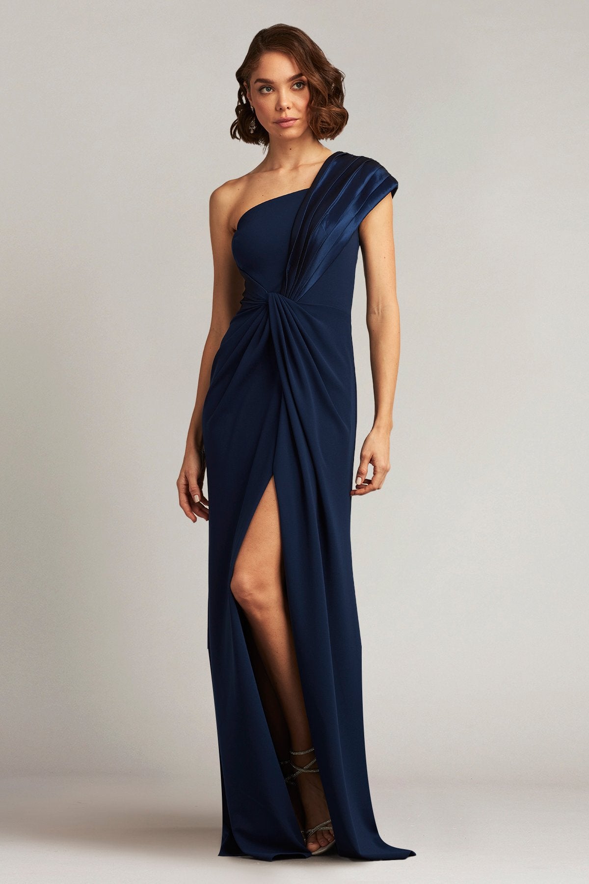 Dunne Twist Drape Gown