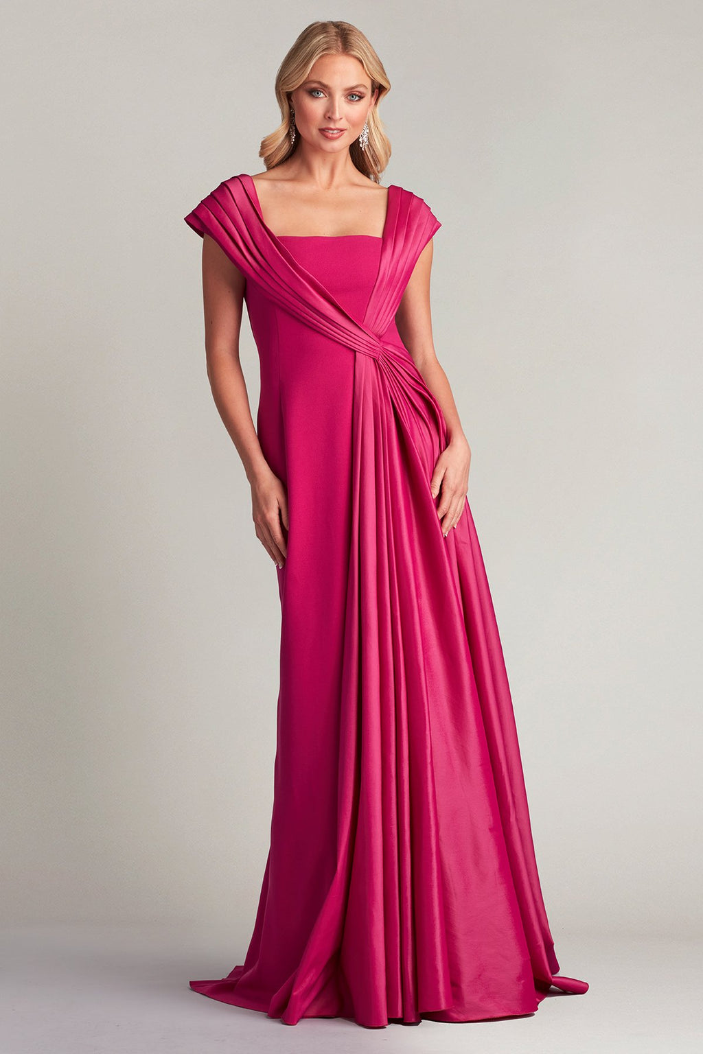 McKenna Draped Sash Gown