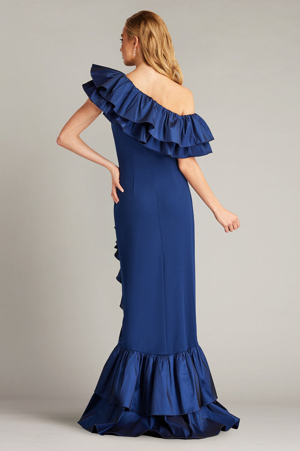 Bala Ruffle Trim Gown