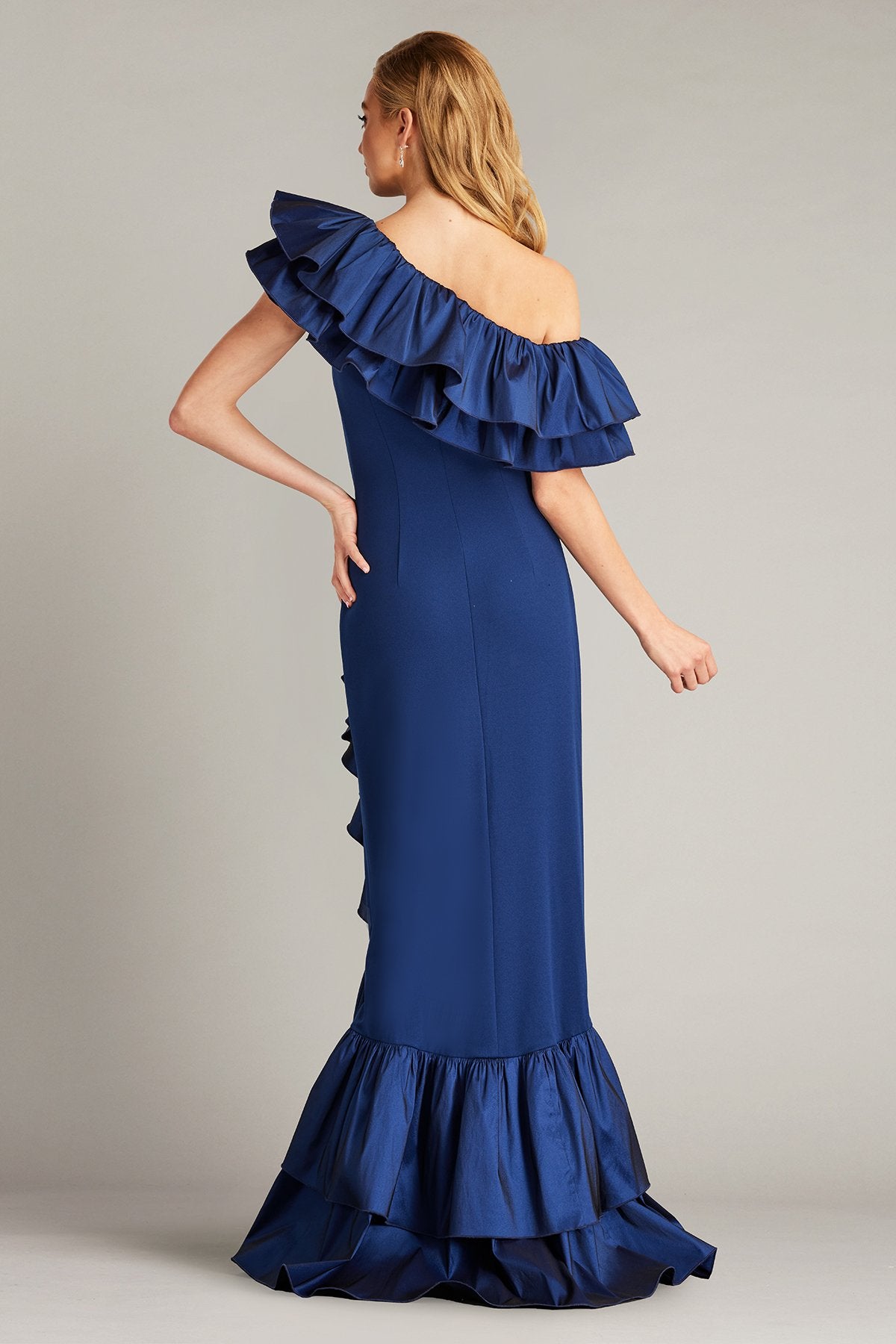Bala Ruffle Trim Gown