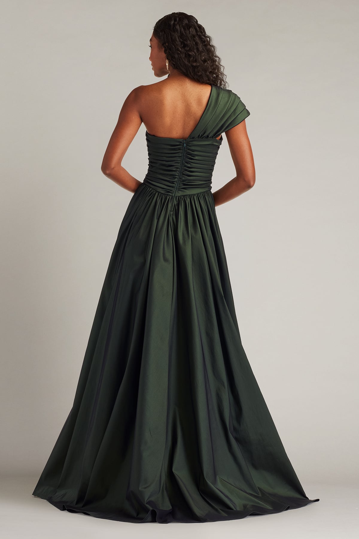 Savar One-Shoulder Gown